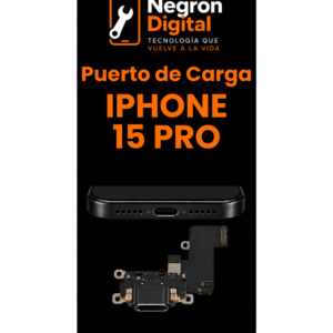 Servicio de Montura - Puerto de Carga iPhone 15 Pro