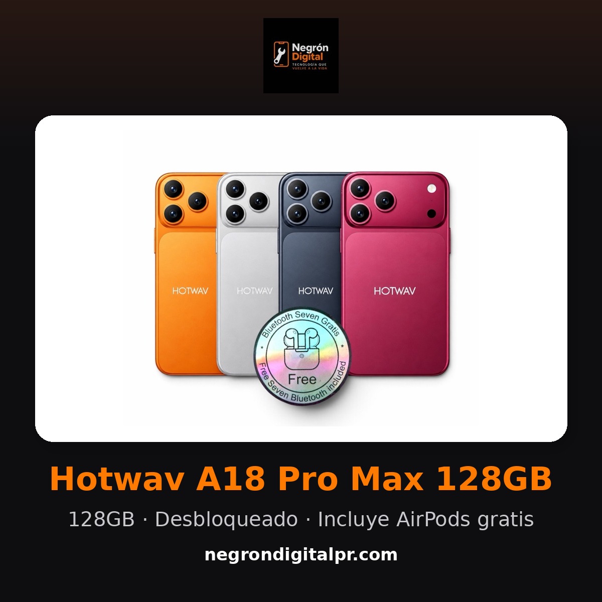 Hotwav A18 Pro Max 128GB Unlock